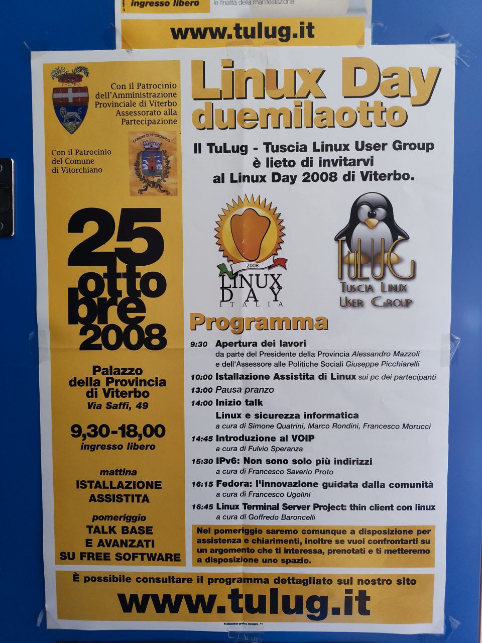 The event’s advertising poster is still in my wardrobe in my parents’ house